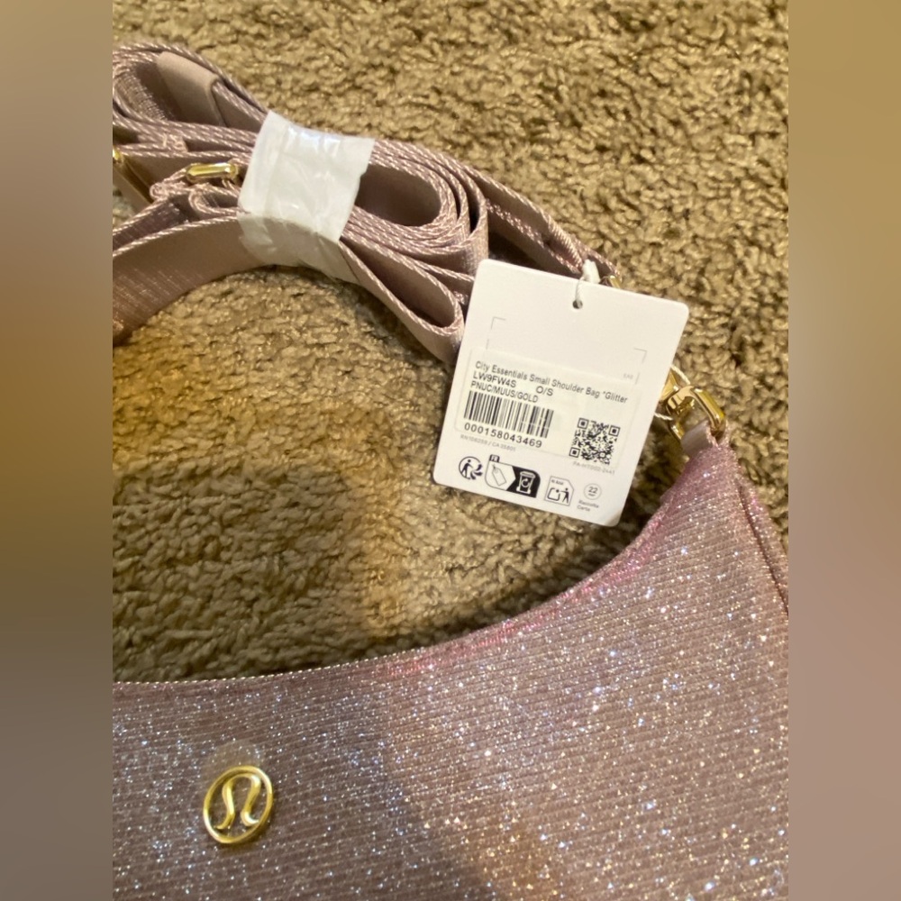 NWT Lululemon City Essential Small Shoulder Bag 3L Glitter - Picture 4 of 6
